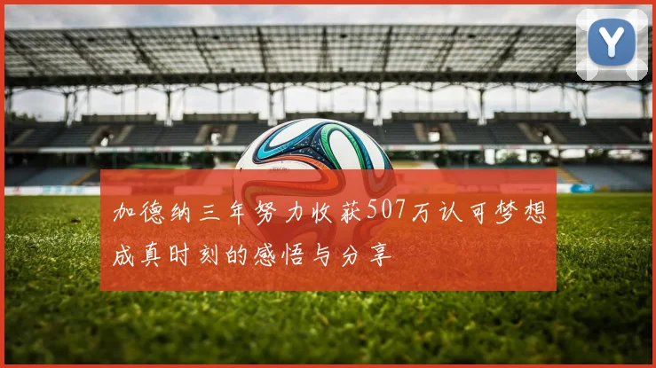 加德纳三年努力收获507万认可梦想成真时刻的感悟与分享