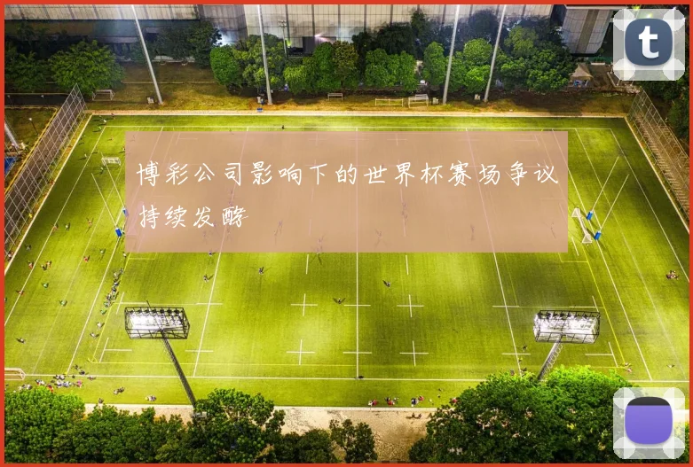 博彩公司影响下的世界杯赛场争议持续发酵