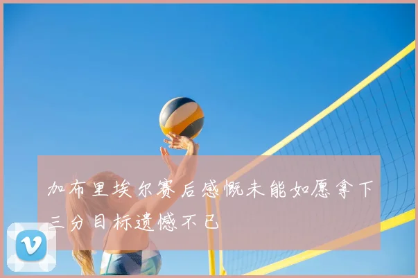 加布里埃尔赛后感慨未能如愿拿下三分目标遗憾不已