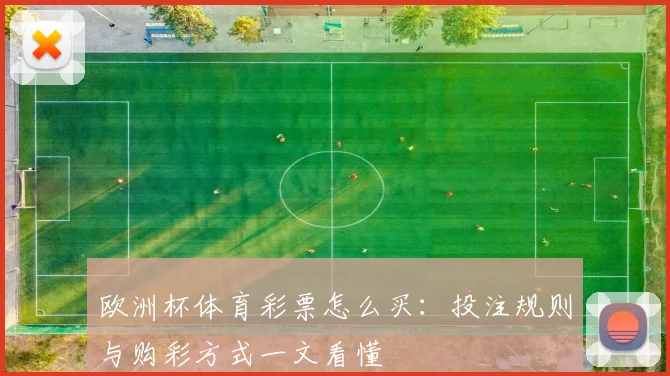 欧洲杯体育彩票怎么买：投注规则与购彩方式一文看懂