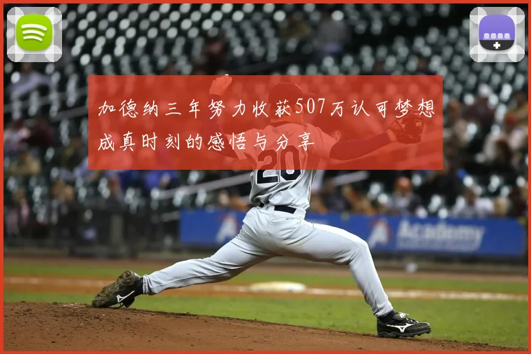 加德纳三年努力收获507万认可梦想成真时刻的感悟与分享