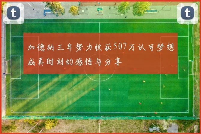 加德纳三年努力收获507万认可梦想成真时刻的感悟与分享
