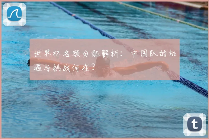 世界杯名额分配解析：中国队的机遇与挑战何在？