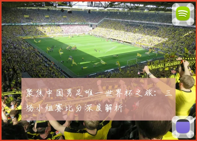 聚焦中国男足唯一世界杯之旅：三场小组赛比分深度解析